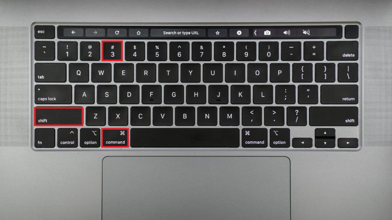 Chụp toàn bộ màn hình (Cmd + Shift + 3)