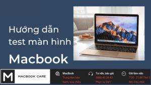 test màn hình macbook