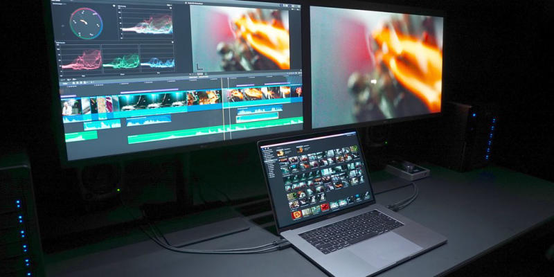 Sử dụng AirPlay macbook M1 xuất 2 màn hình