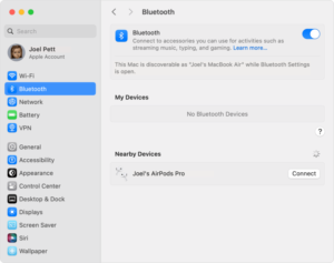 Cách kết nối Airpods với Macbook đơn giản, nhanh chóng