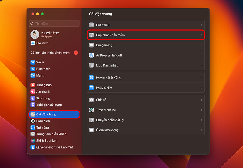 Cập nhật macOS