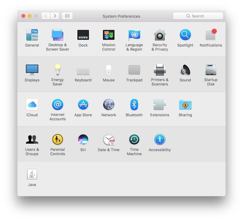 Chọn biểu tượng iCloud