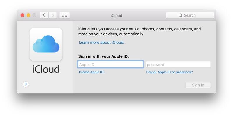 Đăng nhập Apple ID và mật khẩu