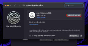 Hướng dẫn cập nhật macOS Sonoma/Ventura A-Z An toàn