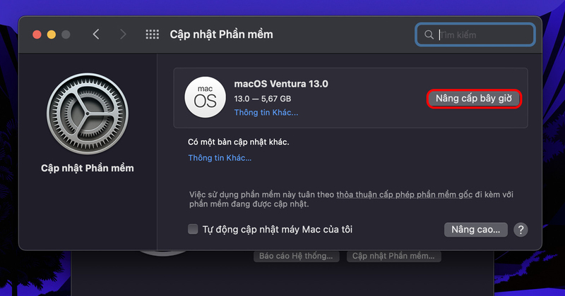 Hướng dẫn cập nhật macOS Sonoma/Ventura A-Z An toàn