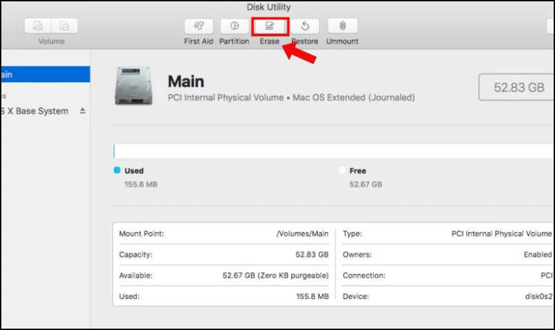 Hướng dẫn chi tiết cách Format ổ cứng bằng Disk Utility (Tiện ích Ổ đĩa)