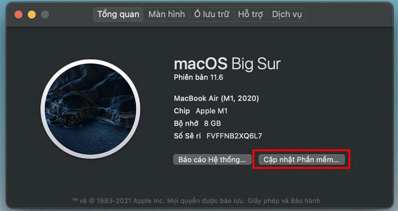 Cập nhật macOS