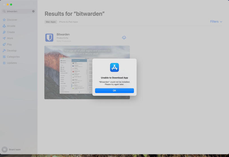 Tại sao App Store trên MacBook không đăng nhập được?