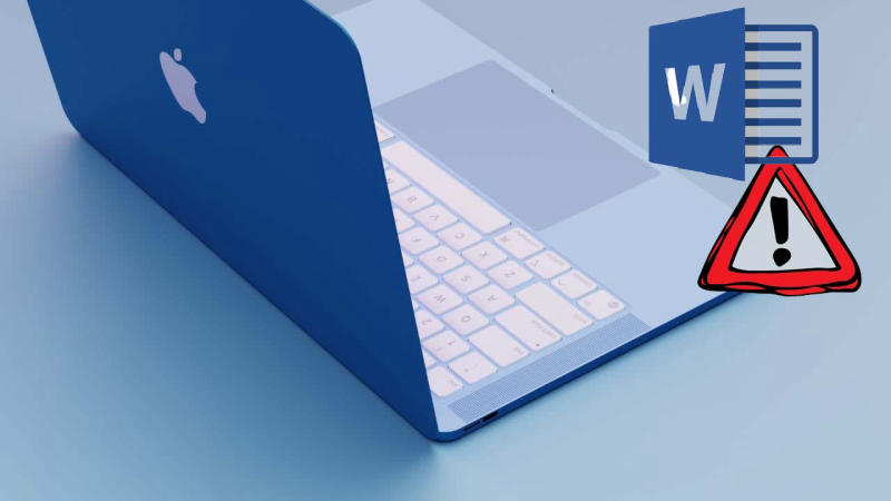 Các dấu hiệu thường gặp khi không mở được file Word trên MacBook