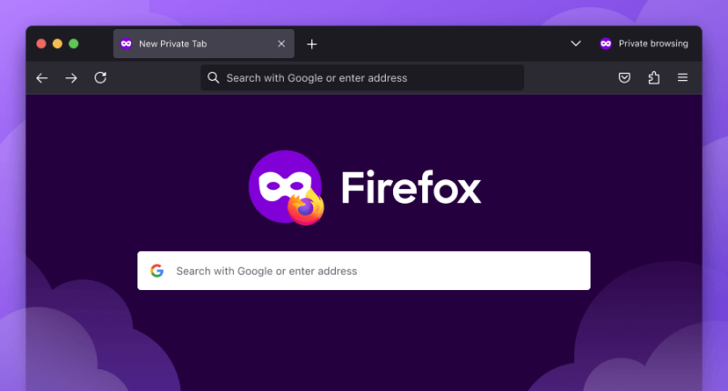 Mở cửa sổ riêng tư trên Mozilla Firefox