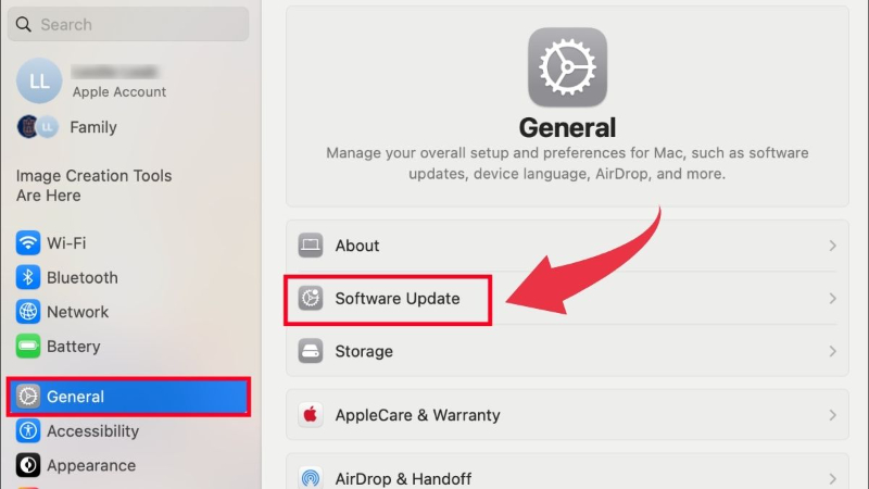 Xem trong phần Cài đặt Hệ thống (System Settings)